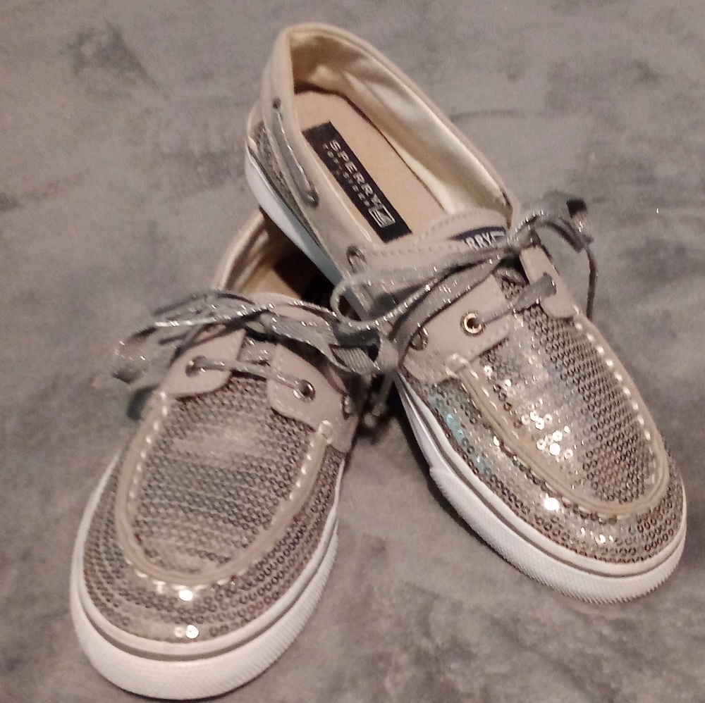 SPERRY TOP SIDER Sequin Shoes Size 3.5 M